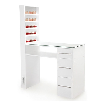 JCO锦 多功能美甲桌 集合美甲操作、储物存放、产品展示三位一体 展区配有LED灯